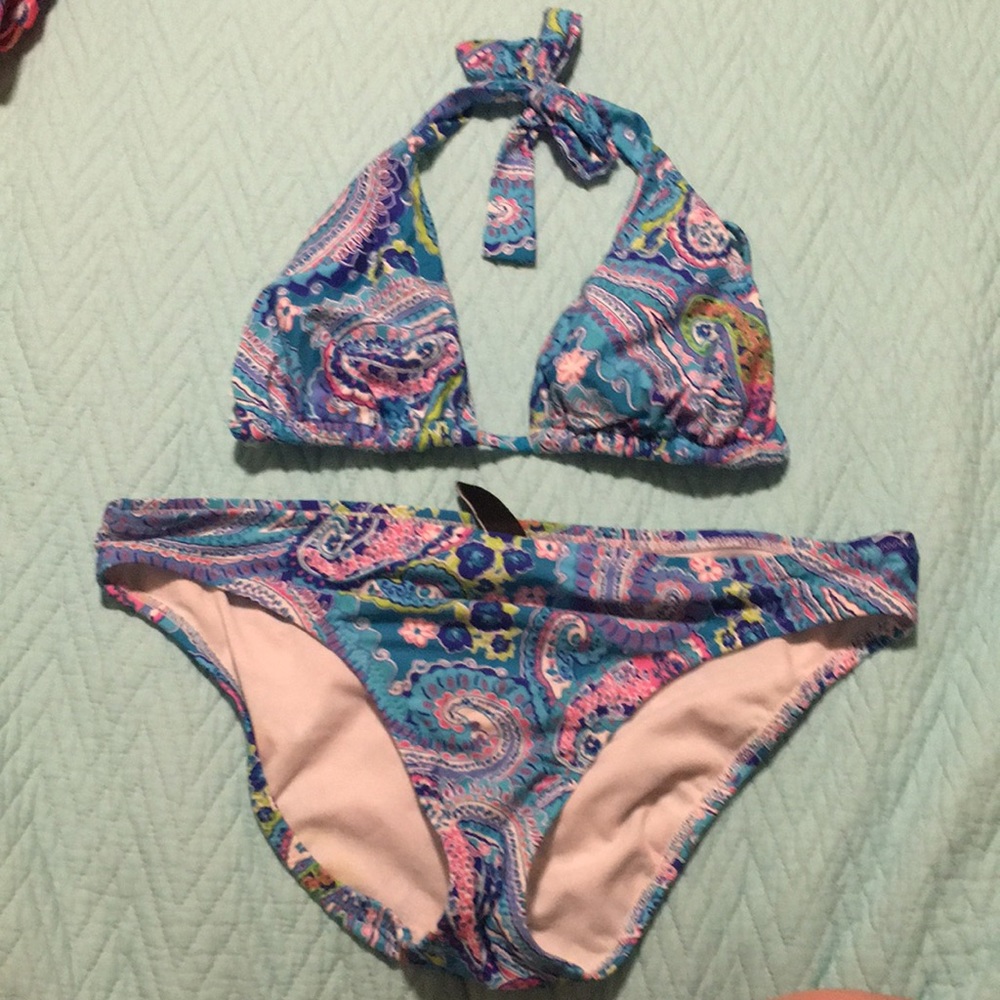 Two piece bathing suit